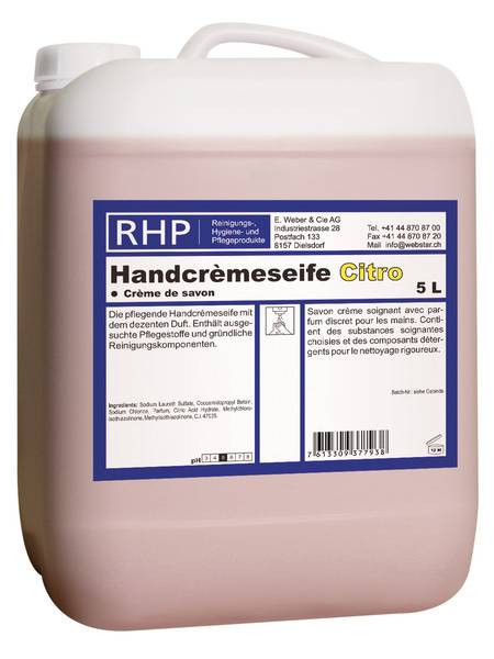 RHP Handcrèmeseife Citro