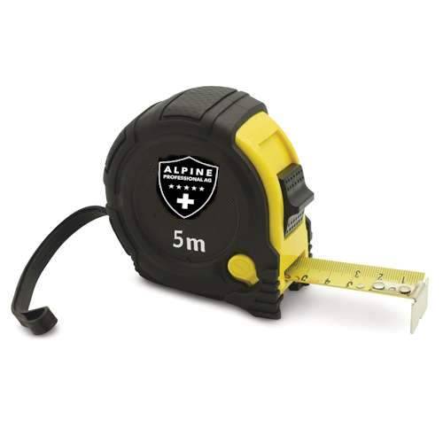 Profi Taschen-Rollbandmass mit 2 Stop-System, Länge: 5 m