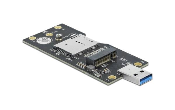 Delock Externes Gehäuse USB 3.0 zu M.2 mit SIM Slot