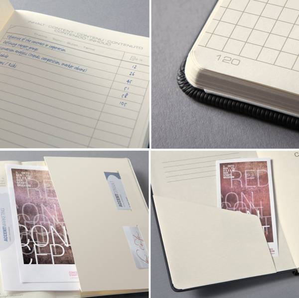 sigel Notizbuch Conceptum, DIN A5, kariert, blau