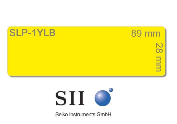 Adress-Etiketten 28x89mm gelb 2x130 Stück SEIKO SLP-1YLB