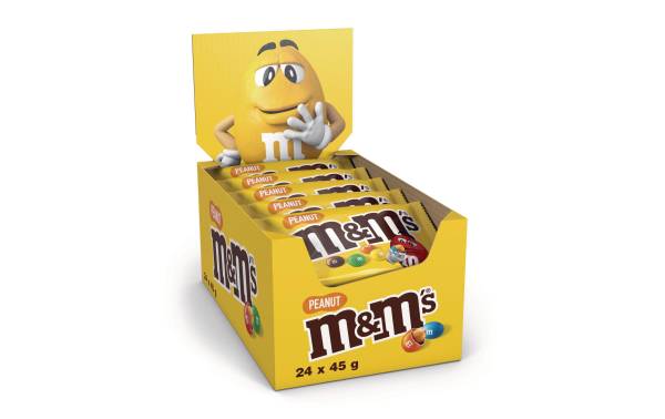 M&Ms Peanut 24 x 45 g