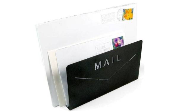 Briefständer MAIL Metall 18x10x5cm schwarz TRENDFORM GK3513