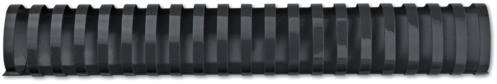 Plastikbinderücken 32mm A4 schwarz, 21 Ringe 50 Stück GBC 4028184