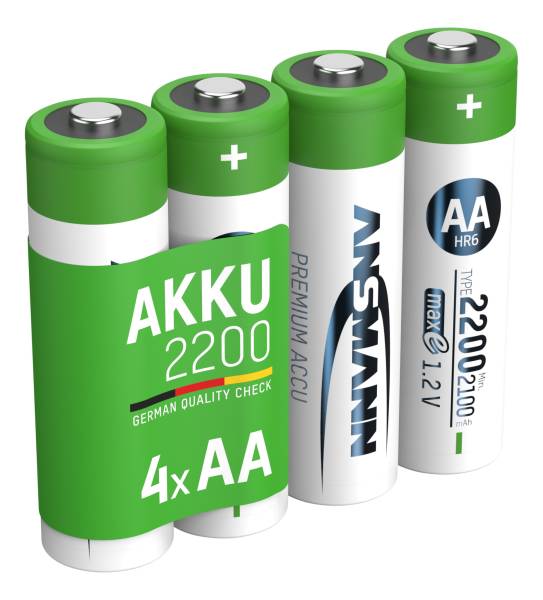 NiMH Akku Mignon AA Typ 2200 (min. 2100 mAh) maxE
