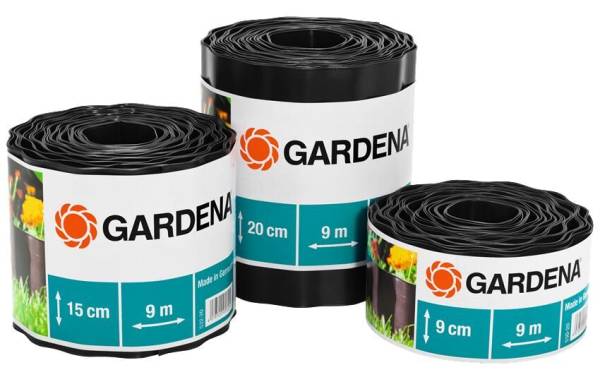 Gardena Beeteinfassung Rolle 15 cm hoch, 9 m lang braun