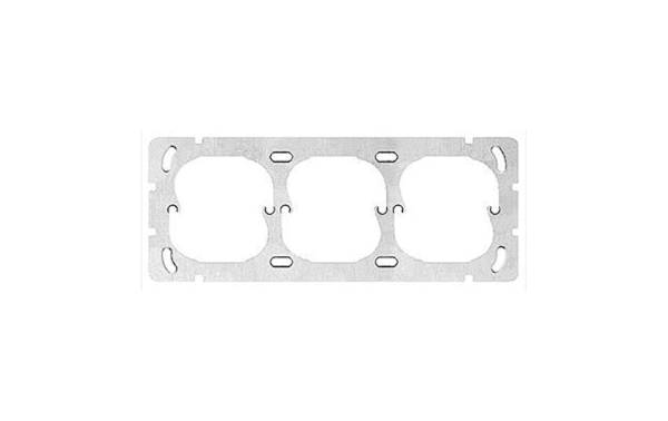 Feller EDIZIOdue Befestigungsplatte 1×3