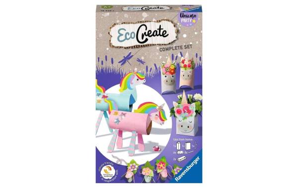 Ravensburger Bastelset EcoCreate «Unicorn Party»