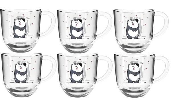 Leonardo Kindertasse Bambini Panda, 6-teilig