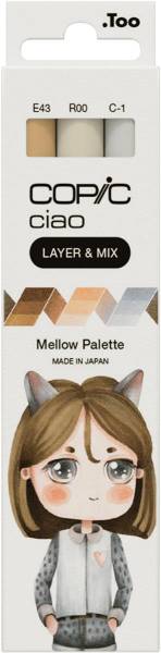 COPIC Marker Ciao 220750312 Mellow Palette 3 Stück