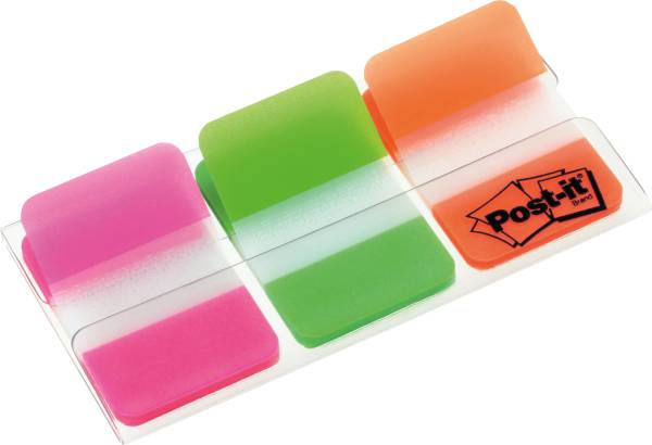 Index Strong 25,4x38mm 3-farbig/3x22 Tabs POST-IT 686-PGO