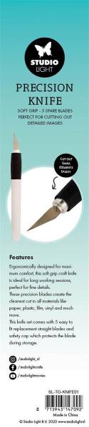 SIZZIX Skalpell 1.6×15.6×1.6cm KNIFE01 5 Klingen