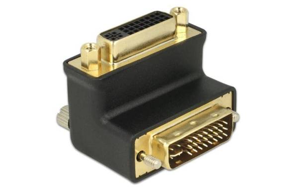 Delock Winkeladapter DVI-I, m-f DVI-I – DVI-I