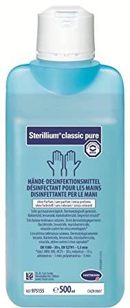 Sterillium® Classic pure Händedesinfektionsmittel – Flasche à 500ml