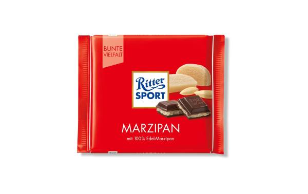 Ritter SPORT Tafelschokolade MARZIPAN, 100 g