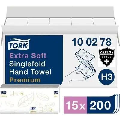 TORK-100278 extra weiches Zickzack Handtuch Premium - H3