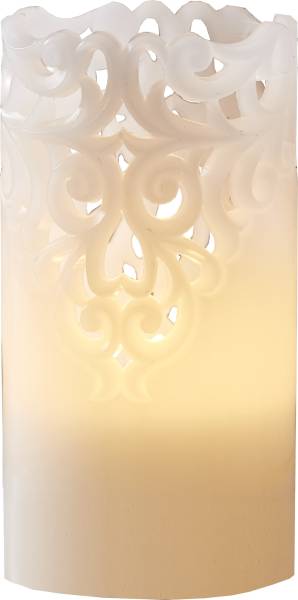LED Pillar Kerze Clary