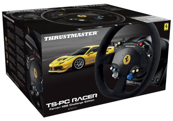 Thrustmaster – TS-PC Racer Ferrari 488 Challenge Edition Wheel [Swiss Edition]
