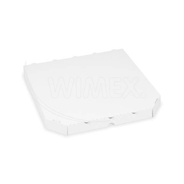 Pizzakarton aus Mikrowellpappe extra-stabil weiß 30 x 30 x 3 cm – 100 Stück