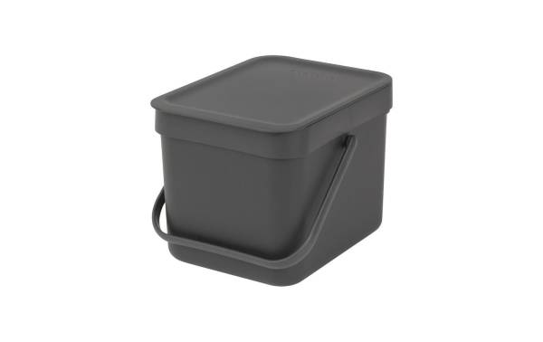 Brabantia Komposteimer Sort & Go 6 l, Grau