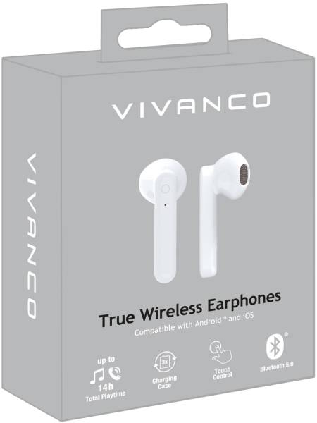 Wireless Kopfhörer In-Ear, weiss VIVANCO 60599