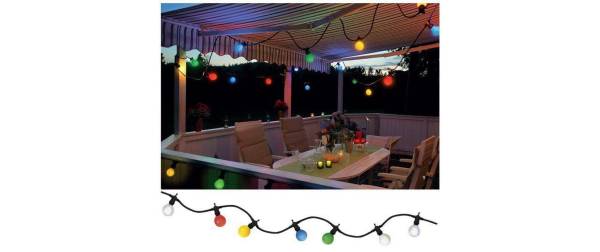 Schönenberger Lichterkette Party-Deco, 1500 cm, Mehrfarbig