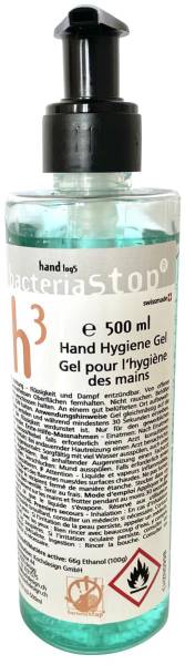 Händedesinfektions-Gel Pumpflasche 500ml BACTERIAS H3500