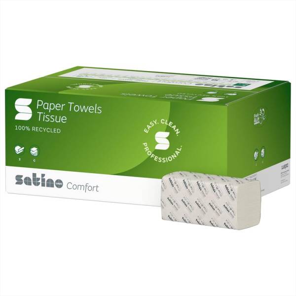 Faltpapier Satino 277150 Comfort C-Falz 2-lagig 25x33cm