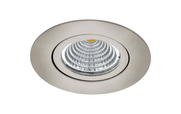 EGLO Leuchten Einbauspot Saliceto 1 Rund 1x 6 W 2700 K, Nickel-matt