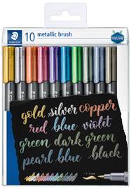 STAEDTLER Pinselstift metallic brush, 10er Etui