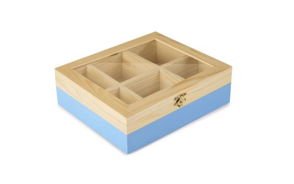 Ibili Teebeutel-Box 6 ×, Blau