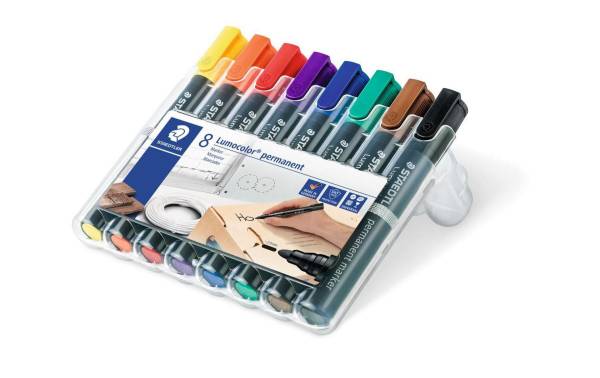 STAEDTLER Lumocolor Permanent-Marker 352, 8er Etui