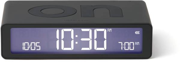 LEXON Funkwecker Flip Classic LR157G3 dunkelgrau, USB-C