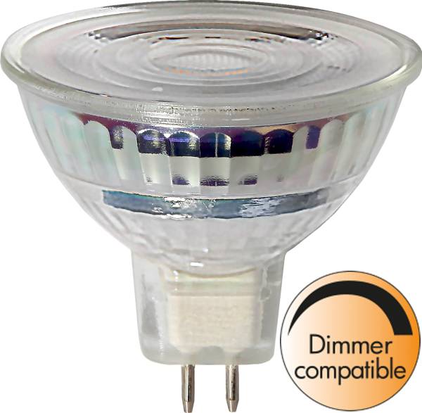 LED Leuchtmittel GU5,3 MR16 Spotlight Glass