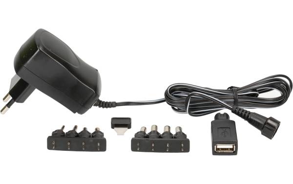 Max Hauri Steckernetzteil Universal 10 W, 3 – 12 V, 600 mA