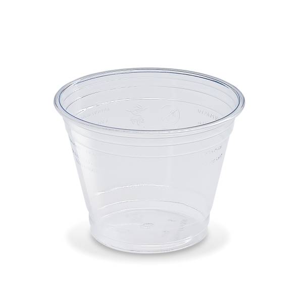 Becher (rPET) glasklar 95mm 250ml – 50 Stück