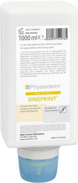 Physioderm® Sineprint Creme 1000 ml Faltflasche