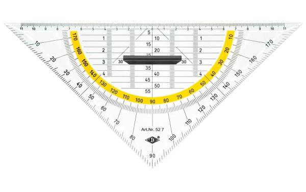 WEDO Geodreieck, Hypotenuse 250 mm, mit abnehmbarem Griff