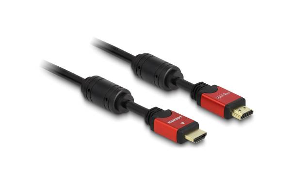 Delock Kabel 4K 30Hz HDMI – HDMI, 2 m, Rot/Schwarz