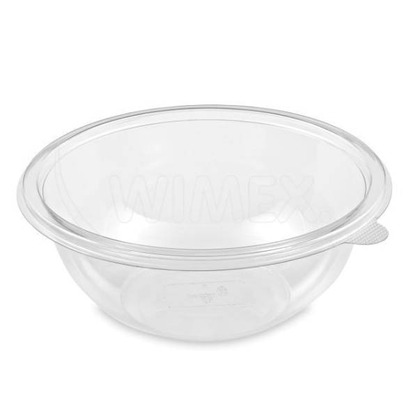 Salatschale (rPET) PREMIUM klar 199mm 1000ml – 50 Stück