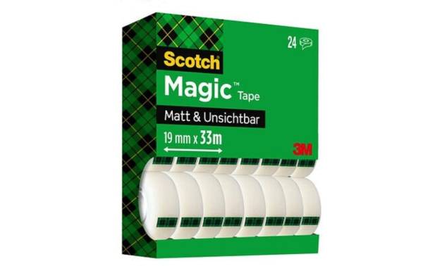 Magic Tape 810 19mmx33m invisible, 20+4, 24 Stück SCOTCH 8-1933R24