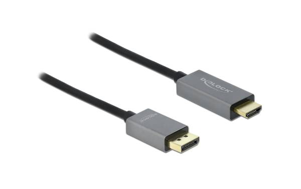 Delock Kabel DisplayPort 1.4 – HDMI, 4K 60Hz, HDR 3m