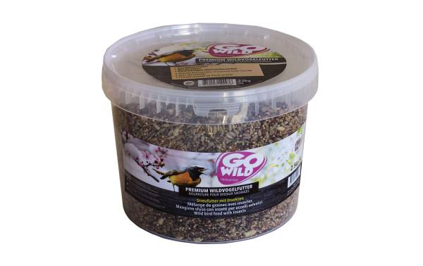 GoWild Streufutter mit Insekten, 2.5 kg