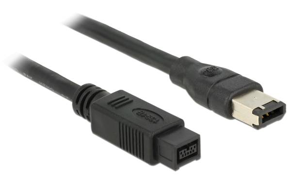 Delock FireWire-Kabel 400Mbps 9Pin-6Pin 1 m