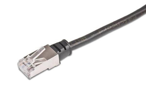 Wirewin Patchkabel Cat 5e, F/UTP, 2 m, Schwarz