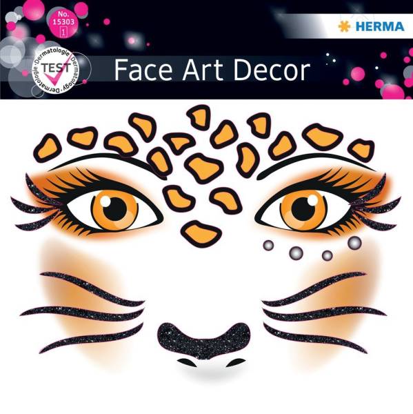 HERMA Face Art Sticker Gesichter 'Marienkäfer'