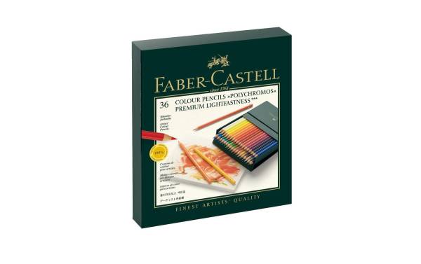 FABER-CASTELL Buntstifte POLYCHROMOS, 36er Atelierbox