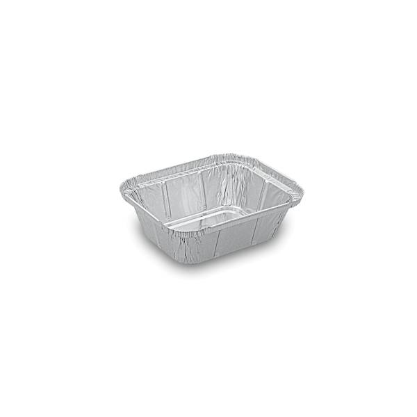 Schale (ALU) eckig 129 x 103 x 34 mm 250ml – 100 Stück
