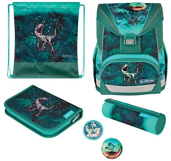 herlitz Schulranzen UltraLight Plus 'Green Rex'