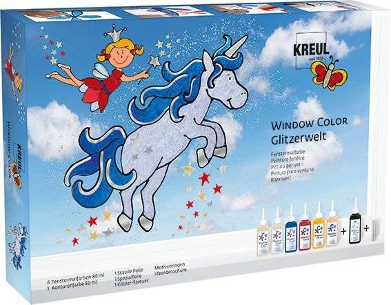 KREUL Window Color Set 'Glitzerwelt'